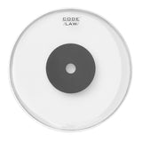 Code Law Drum Heads - Clear Black Dot