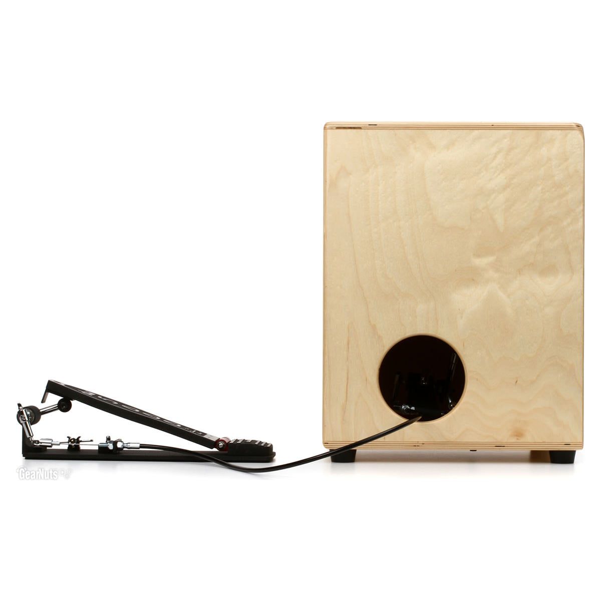LP Percussion LP1400NWP 2-Sided Cajon with DW Pedal