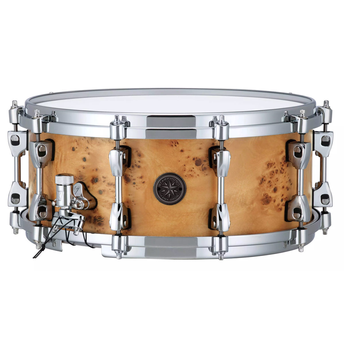 Tama Starphonic Maple 14"x6" Snare Drum in Satin Mappa Burl