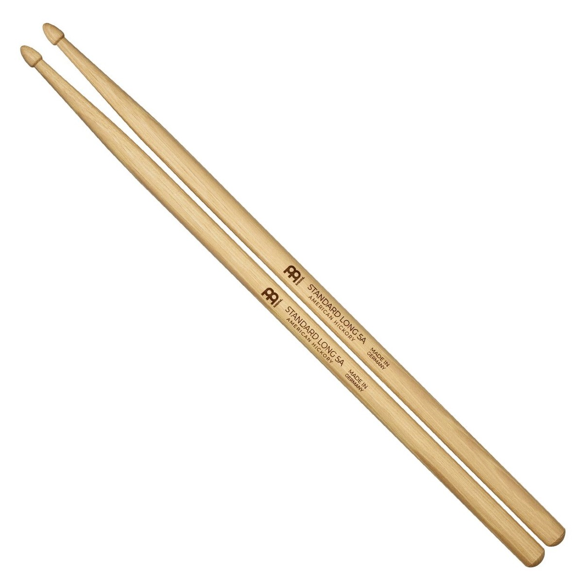 Meinl Standard Long 5A Wood Tip Hickory Drumsticks