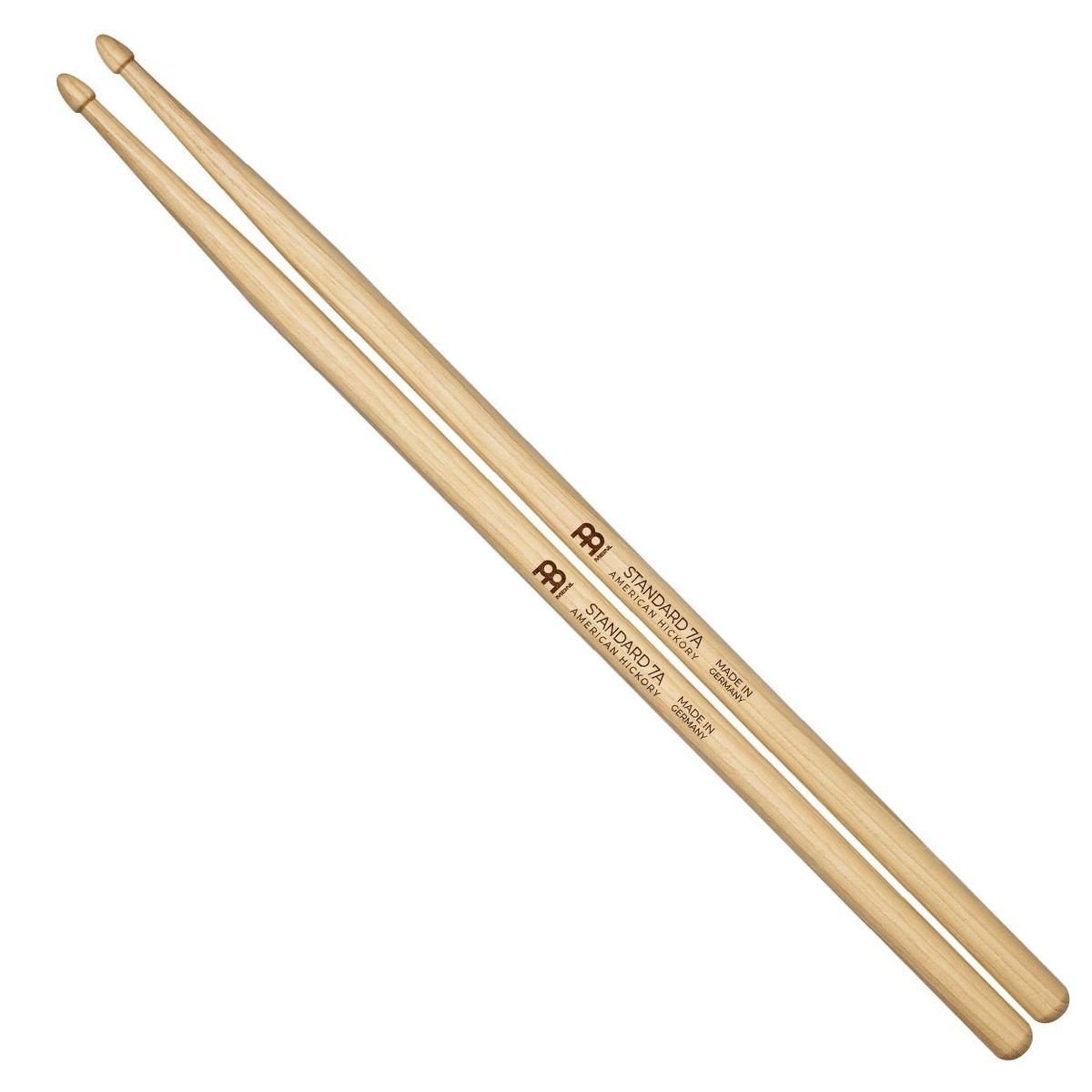 Meinl Standard Long 7A Wood Tip Hickory Drumsticks