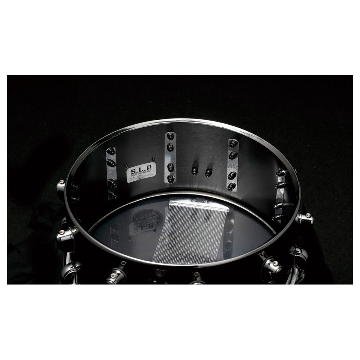 Tama S.L.P. 14x6.5 Black Brass Snare Drum