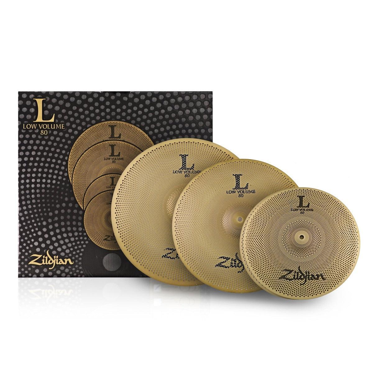 Zildjian L80 Low Volume Cymbal Set - 14"/16"/18"