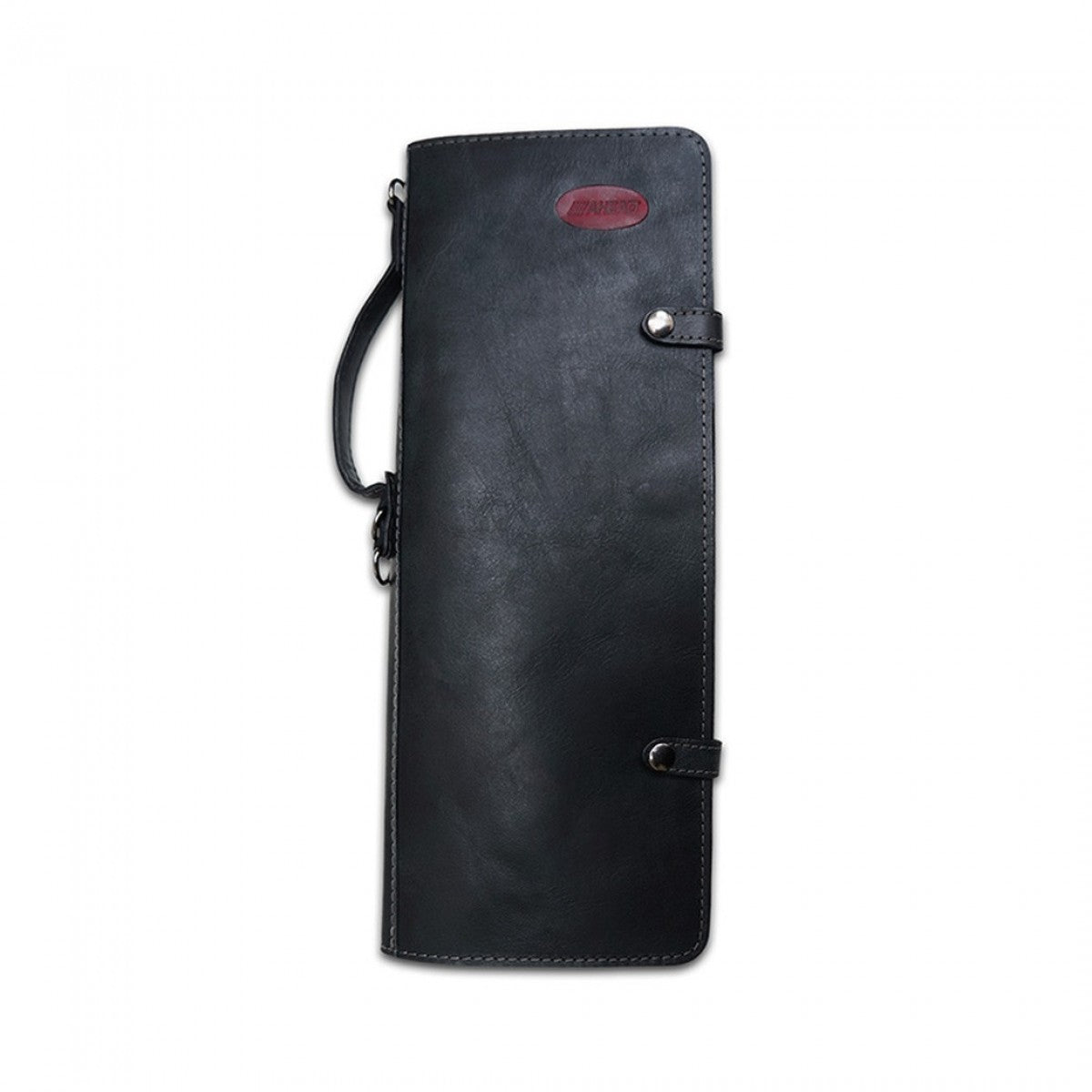Ahead Handmade Leather Stick Bag in Black