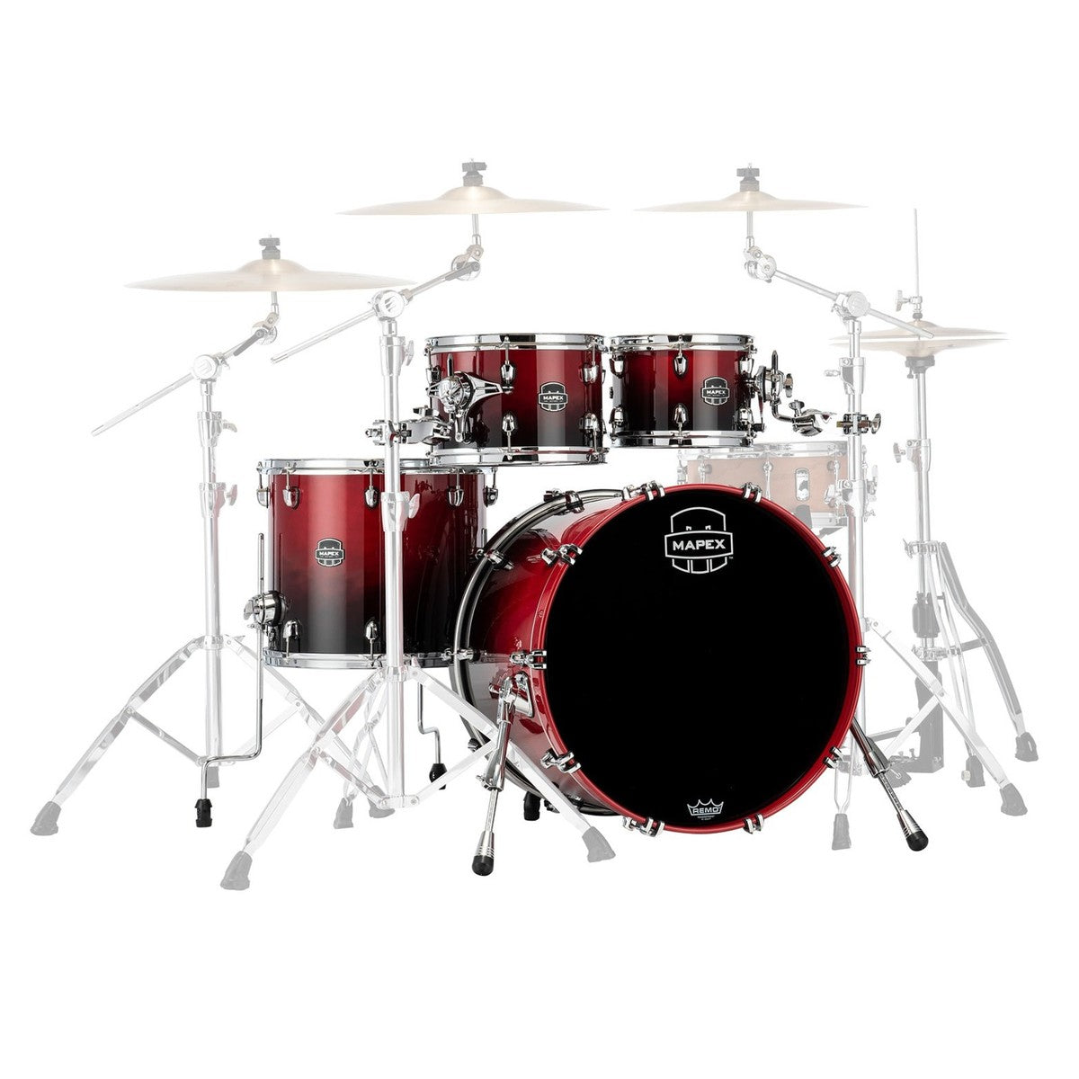 Mapex Saturn Series 4 Piece 22" Fusion Shell Pack