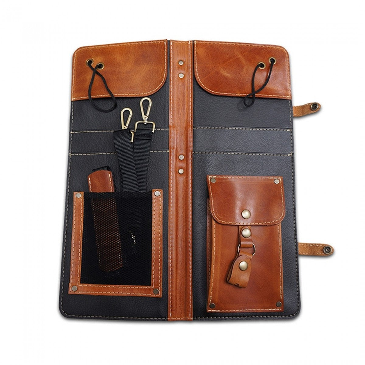 Ahead Handmade Leather Stick Bag in Tan