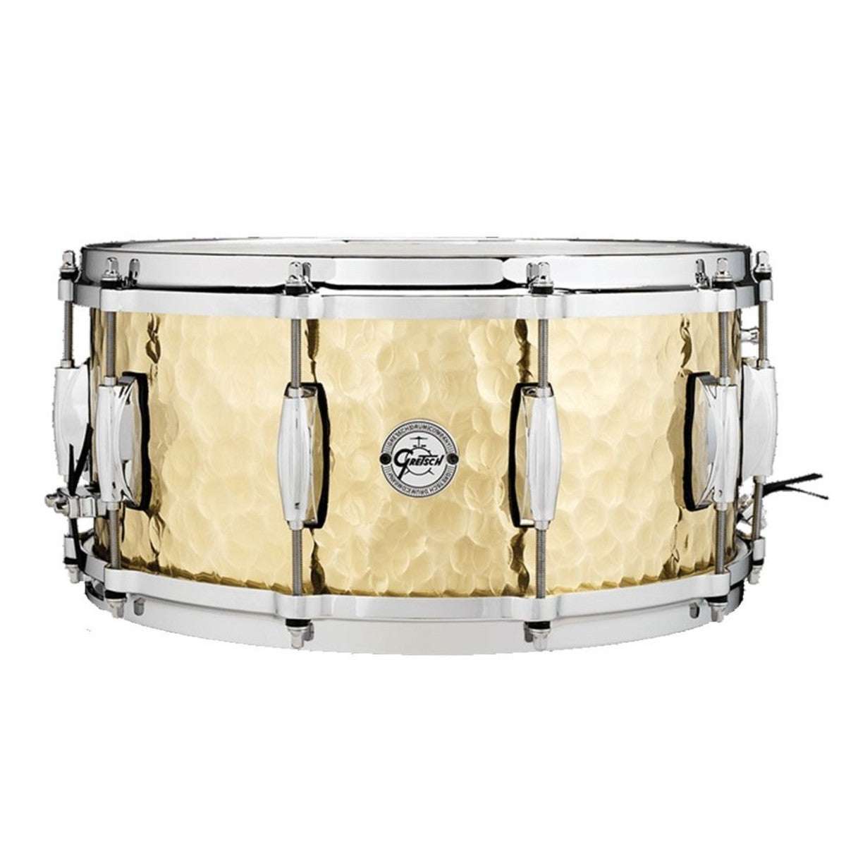 Gretsch "Full Range" 14"x6.5" Hammered Brass Snare Drum
