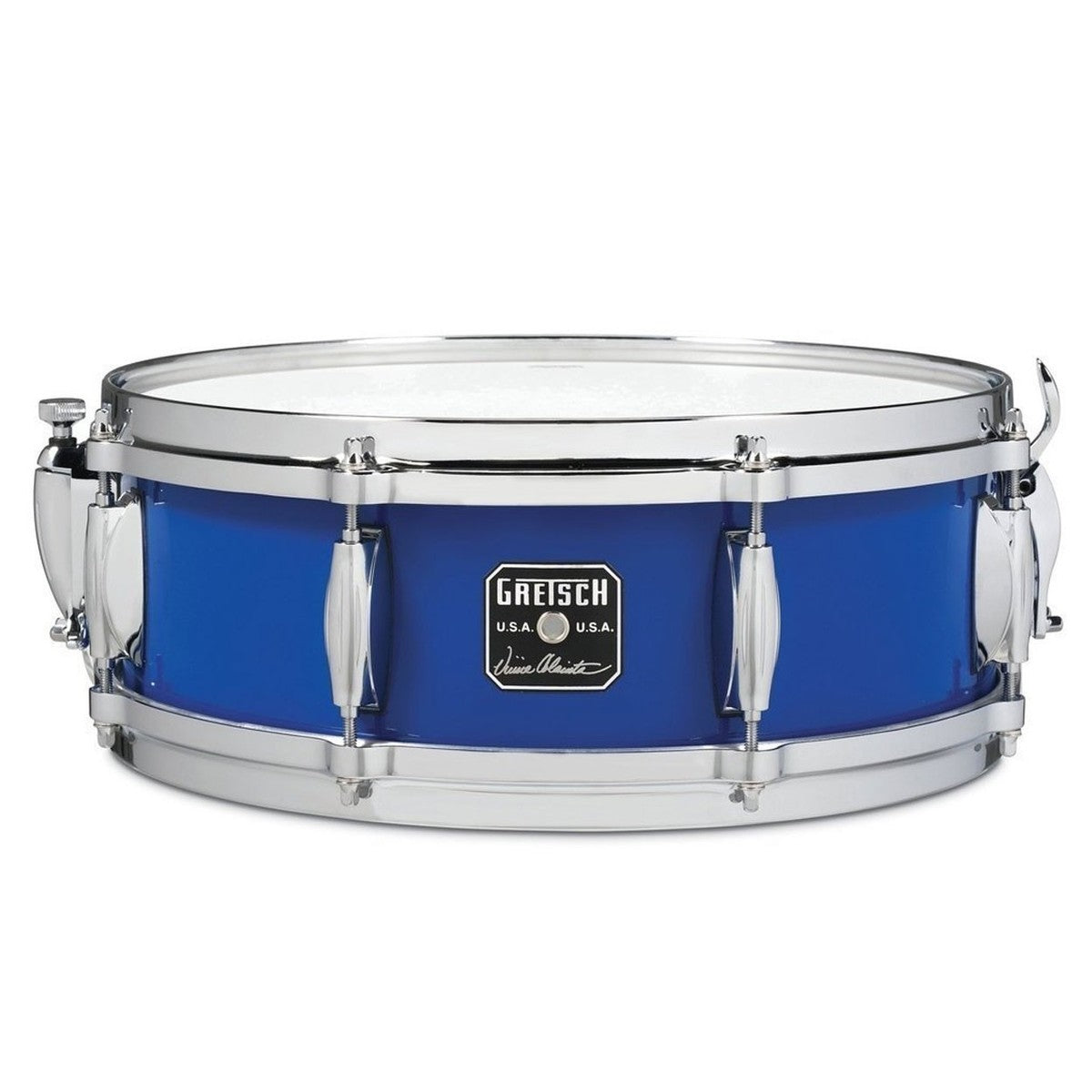 Gretsch USA Vinnie Colaiuta Signature 14"x5" Snare Drum in Cobalt Blue Gloss