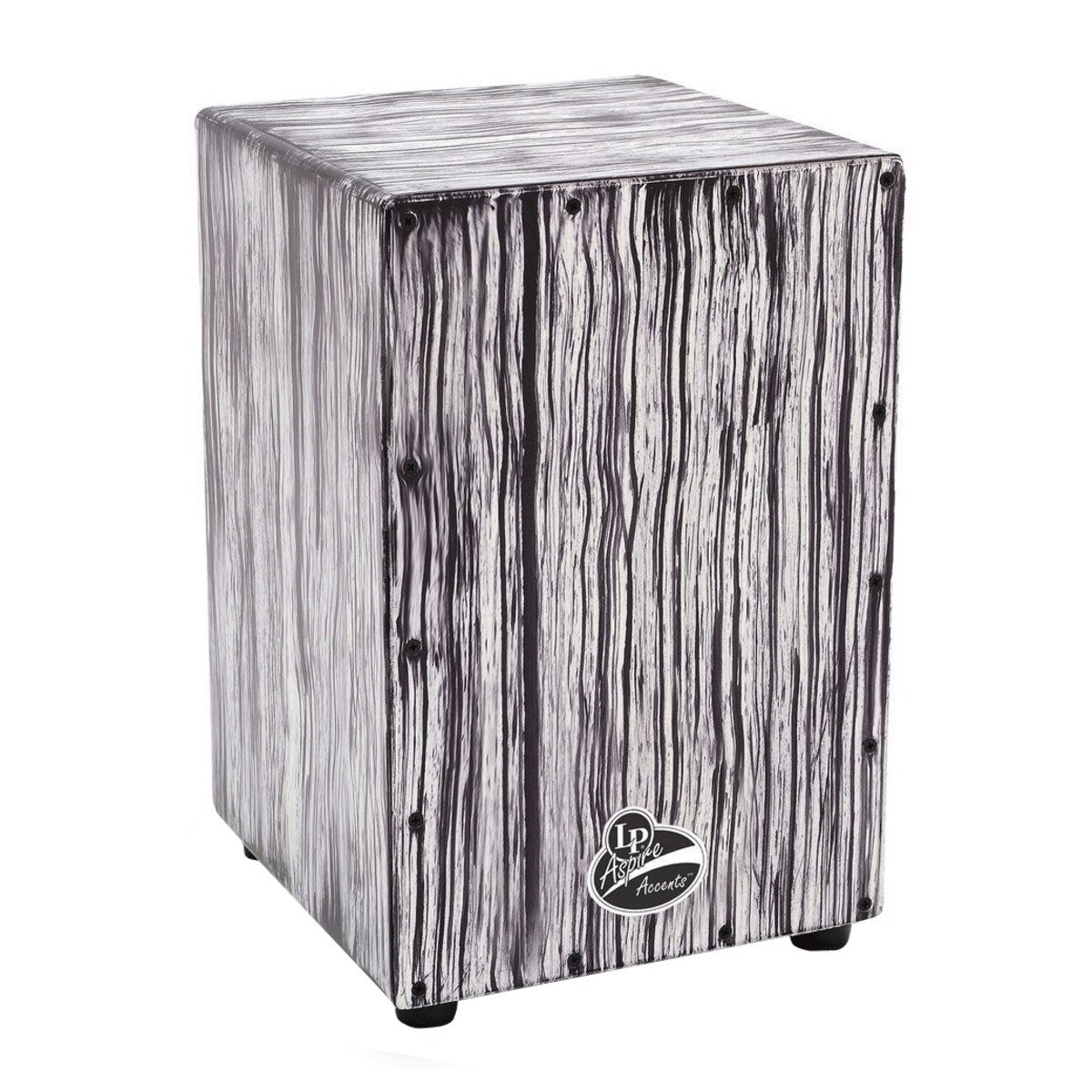 LP Percussion Aspire LPA1332-WS Accents Cajon in White Streak