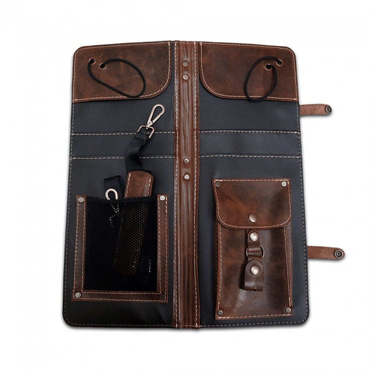 Ahead Handmade Leather Stick Bag in Brown