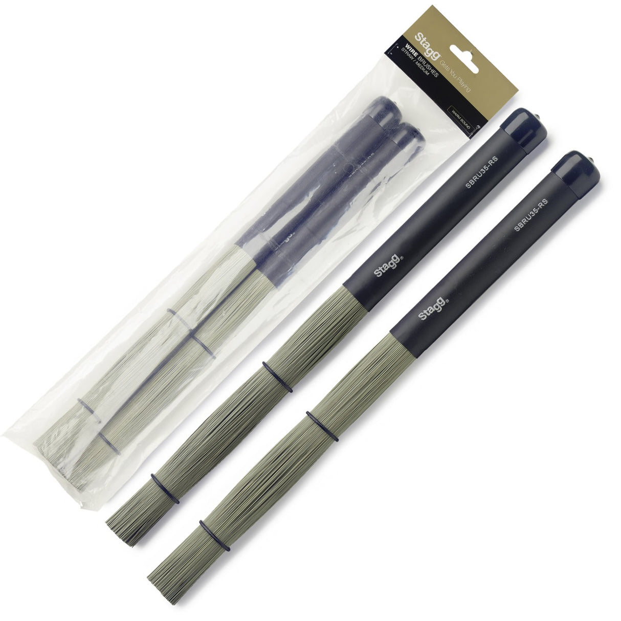 Stagg Straw Brushes - Medium