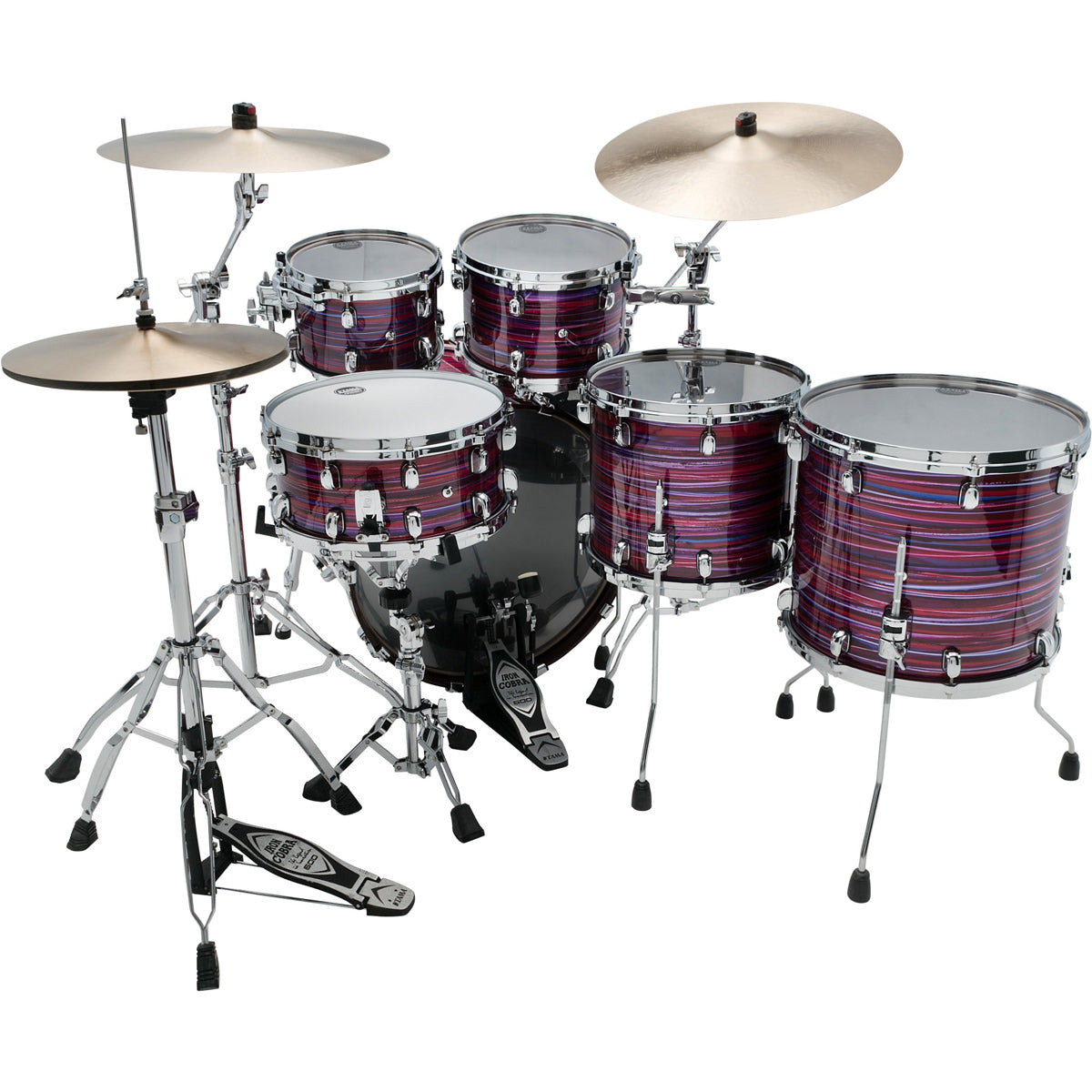 Tama Starclassic Walnut/Birch 5pc Shell Pack in Lacquer Phantasm Oyster