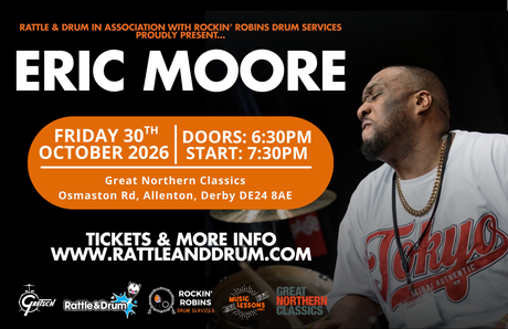 Eric Moore Drum Clinic - Friday 30th October 2026
