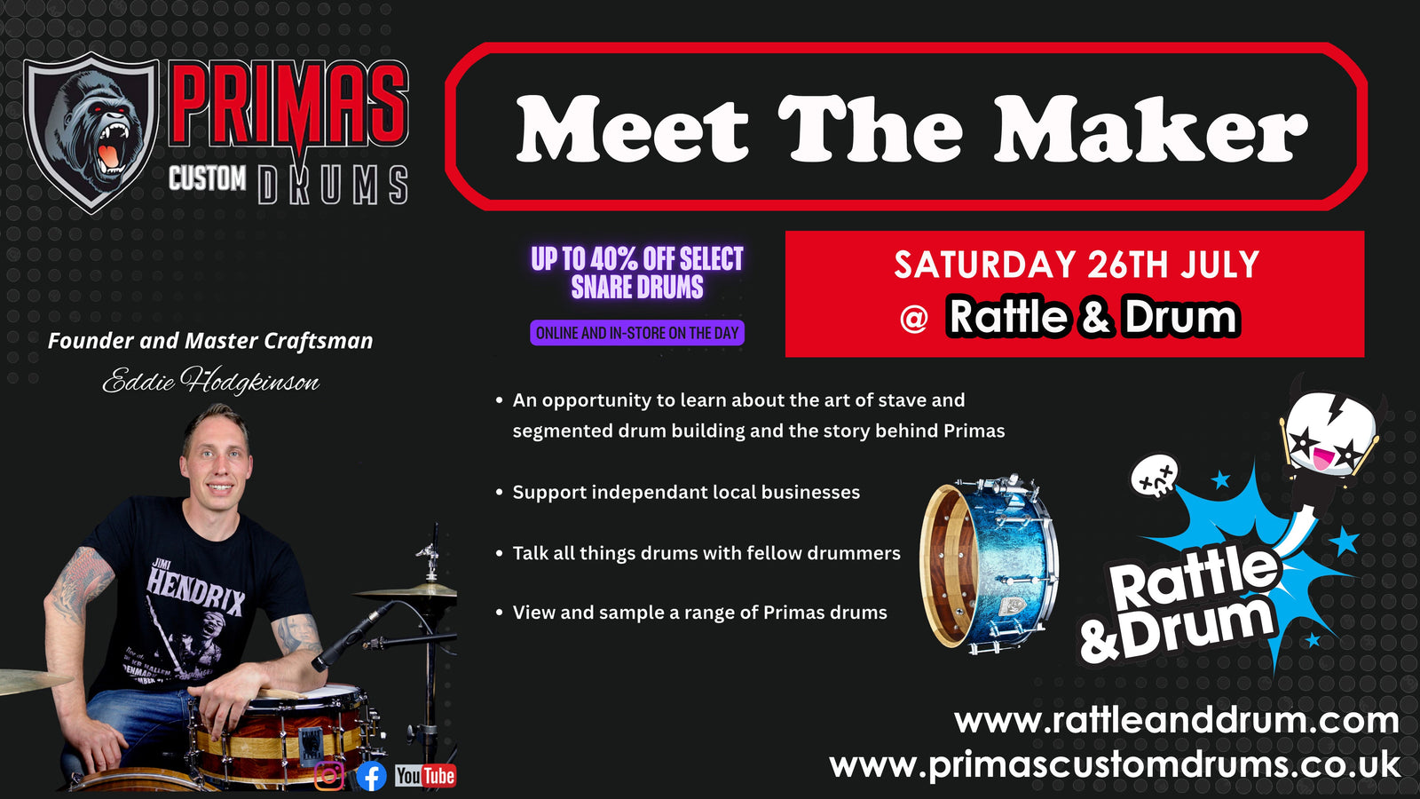 Primas Custom Drums Day