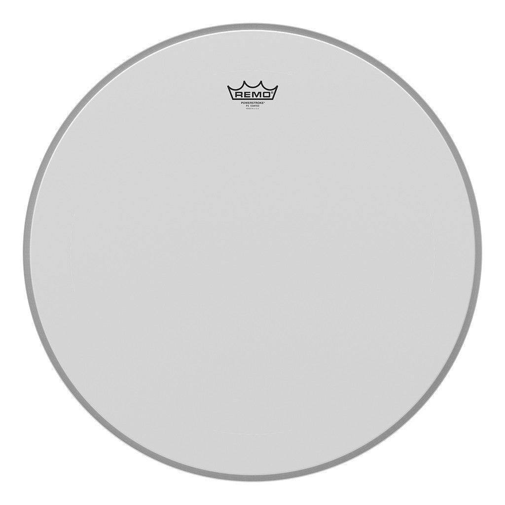 Remo Powerstroke P3 Bass Drum Heads - Coated (No Stripe)