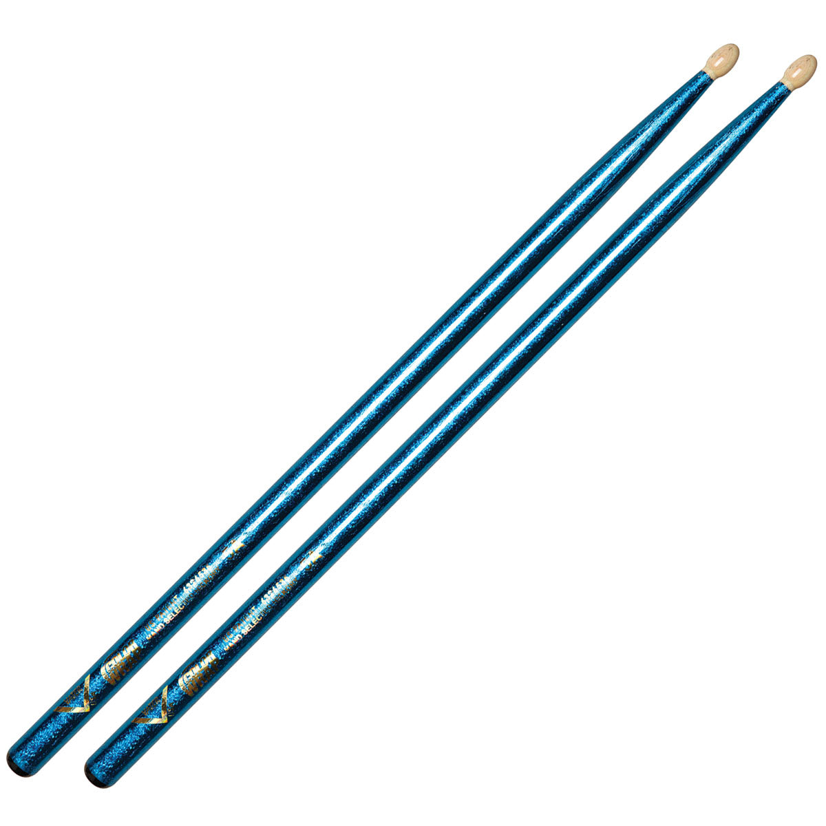 Vater ColorWrap 5A in Blue Sparkle - Wood Tip
