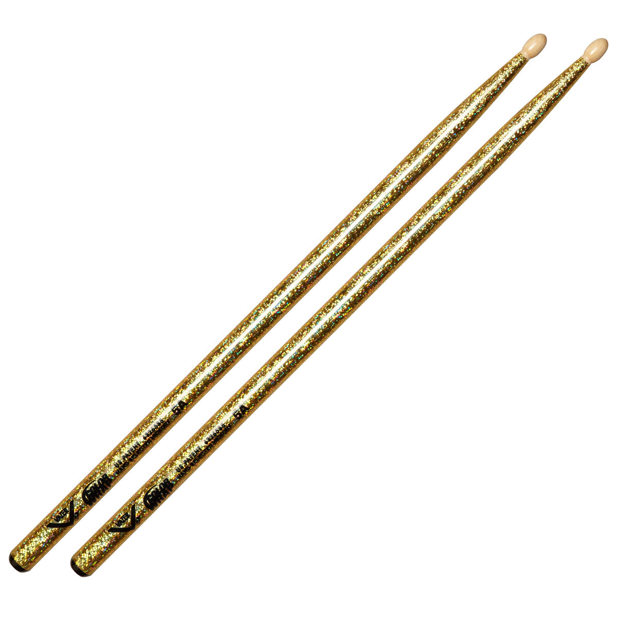 Vater ColorWrap 5A in Gold Sparkle - Wood Tip