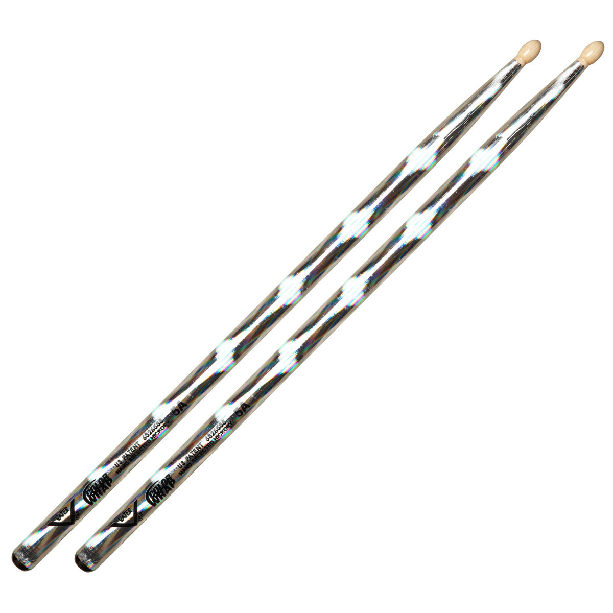 Vater ColorWrap 5A in Silver Optic - Wood Tip
