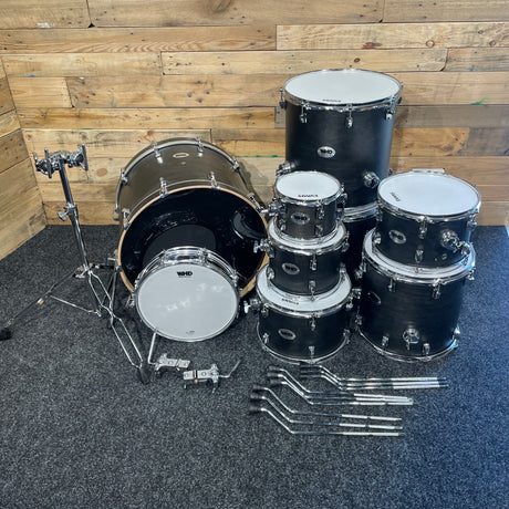 Pre-Owned WHD 8 Piece Drum Kit in Matt Black