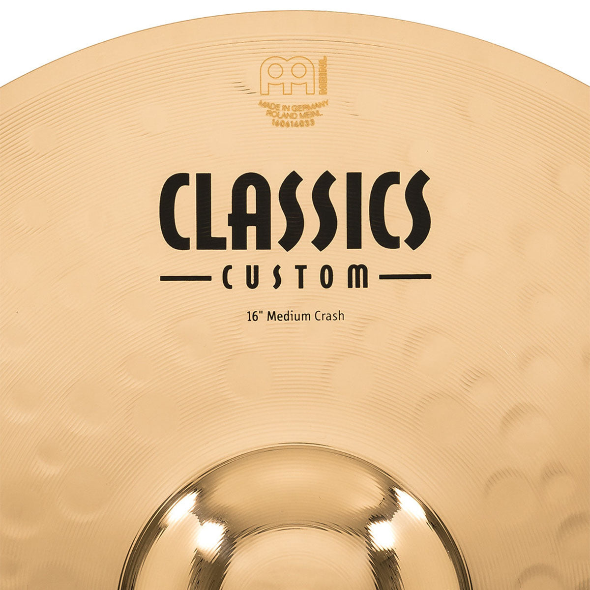 Meinl Classics Custom Brilliant 16" Medium Crash