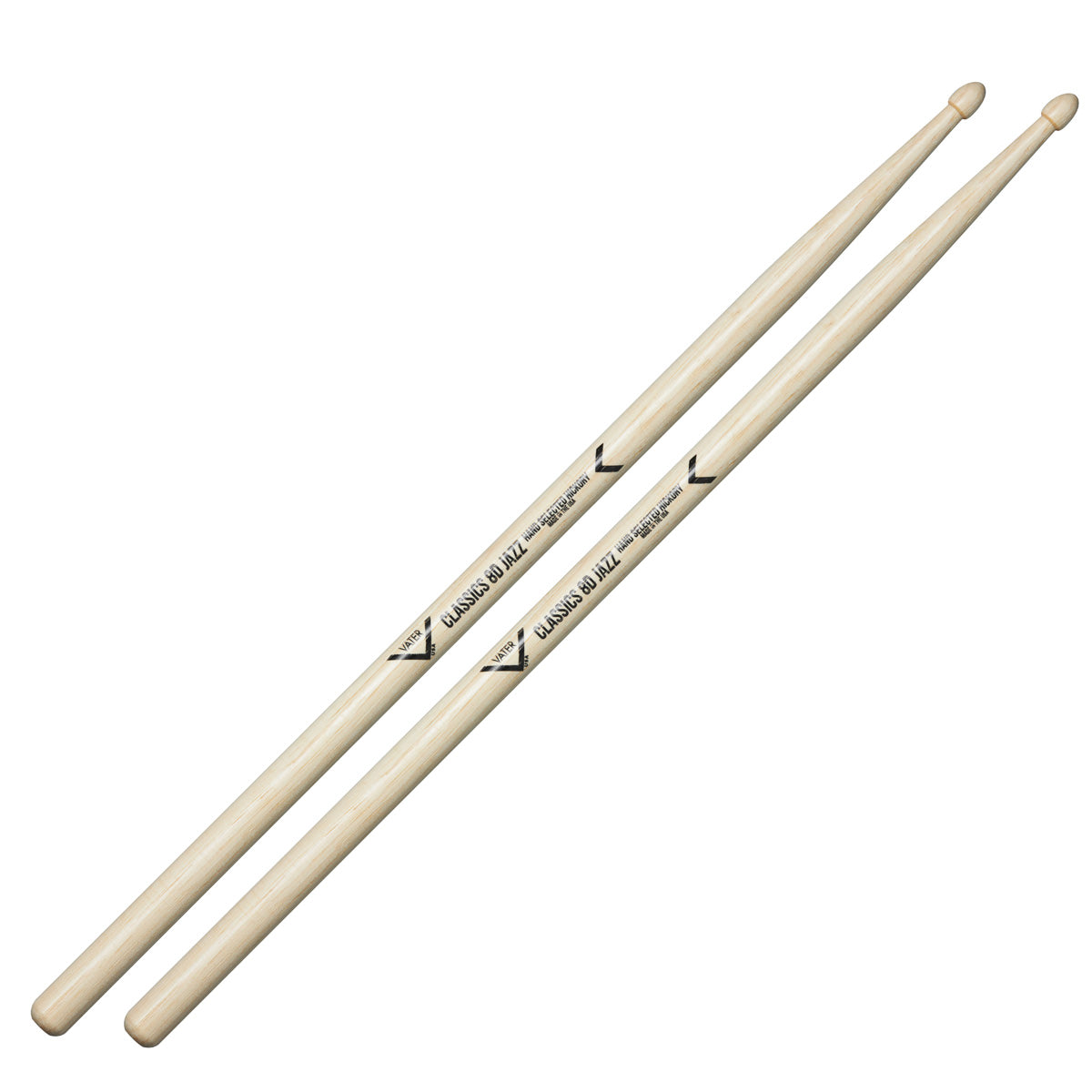 Vater American Hickory Classics 8D Jazz - Wood Tip