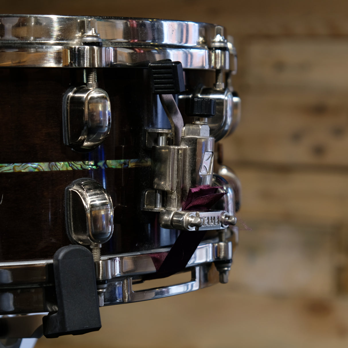 Pre-Owned Tama Starclassic 14"x6" G-Maple Snare in Cherry Black (MIJ)