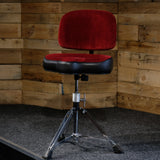 Pre-Owned Roc-N-Soc Drum Throne in Red with backrest