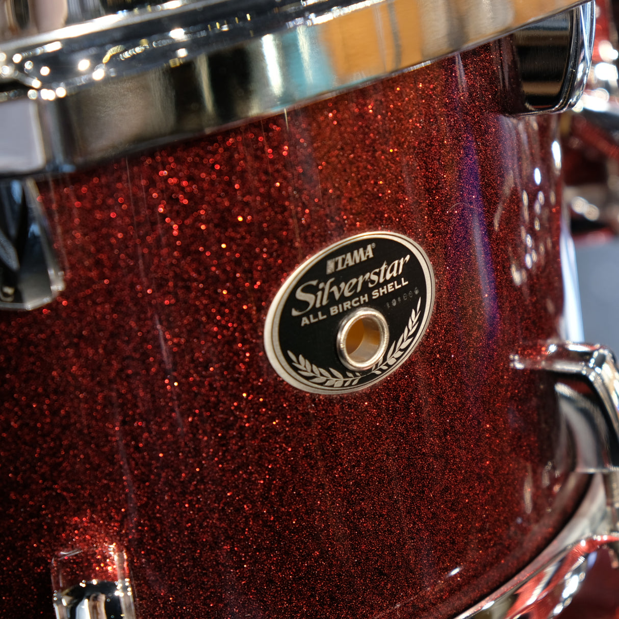 Pre-Owned Tama Silverstar Shell Pack in Vintage Burgundy Sparkle