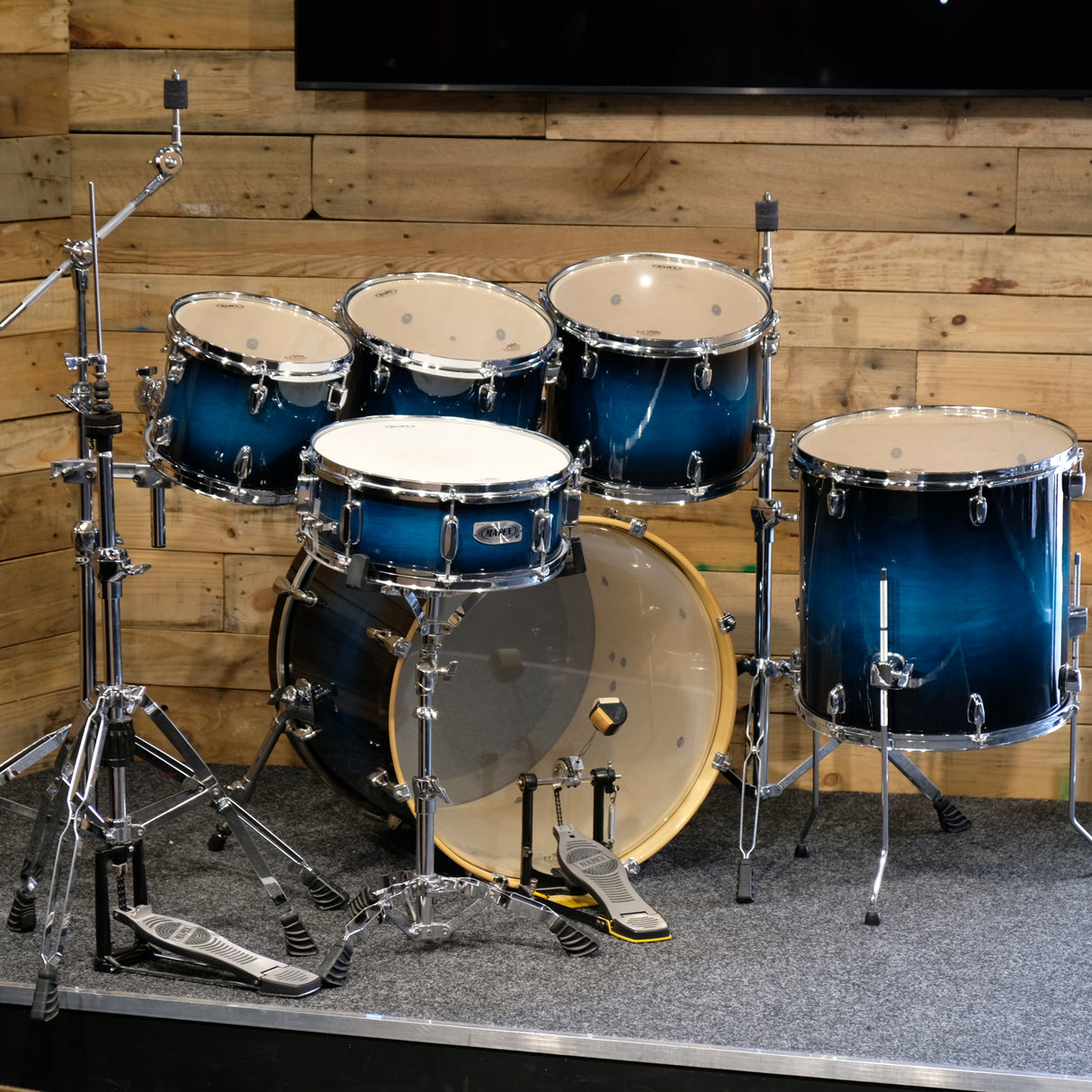 Pre-Owned Mapex M Birch Series Drum Kit in Back Forrest Sapphire