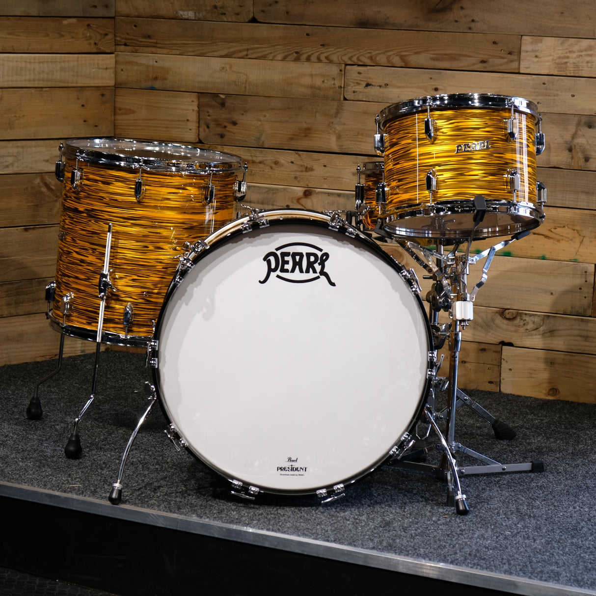 Pre-Owned Pearl President Series Deluxe Shell Pack in Sunset Ripple