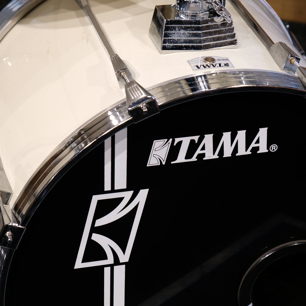 Pre-Owned Tama Rockstar Shell Pack in White (Late '80s)