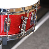 Pre-Owned Ludwig Standard 14"x5" Snare Drum in Red Sparkle