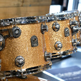 Pre-Owned Natal Café Racer 22″/18" 7-piece Shell Pack in Champagne Sparkle