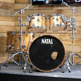 Pre-Owned Natal Café Racer 22″ 7-piece Shell Pack in Champagne Sparkle