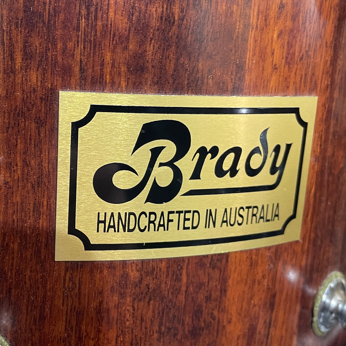 Pre-Owned Brady Original 12"x7" Jarrah Block Snare