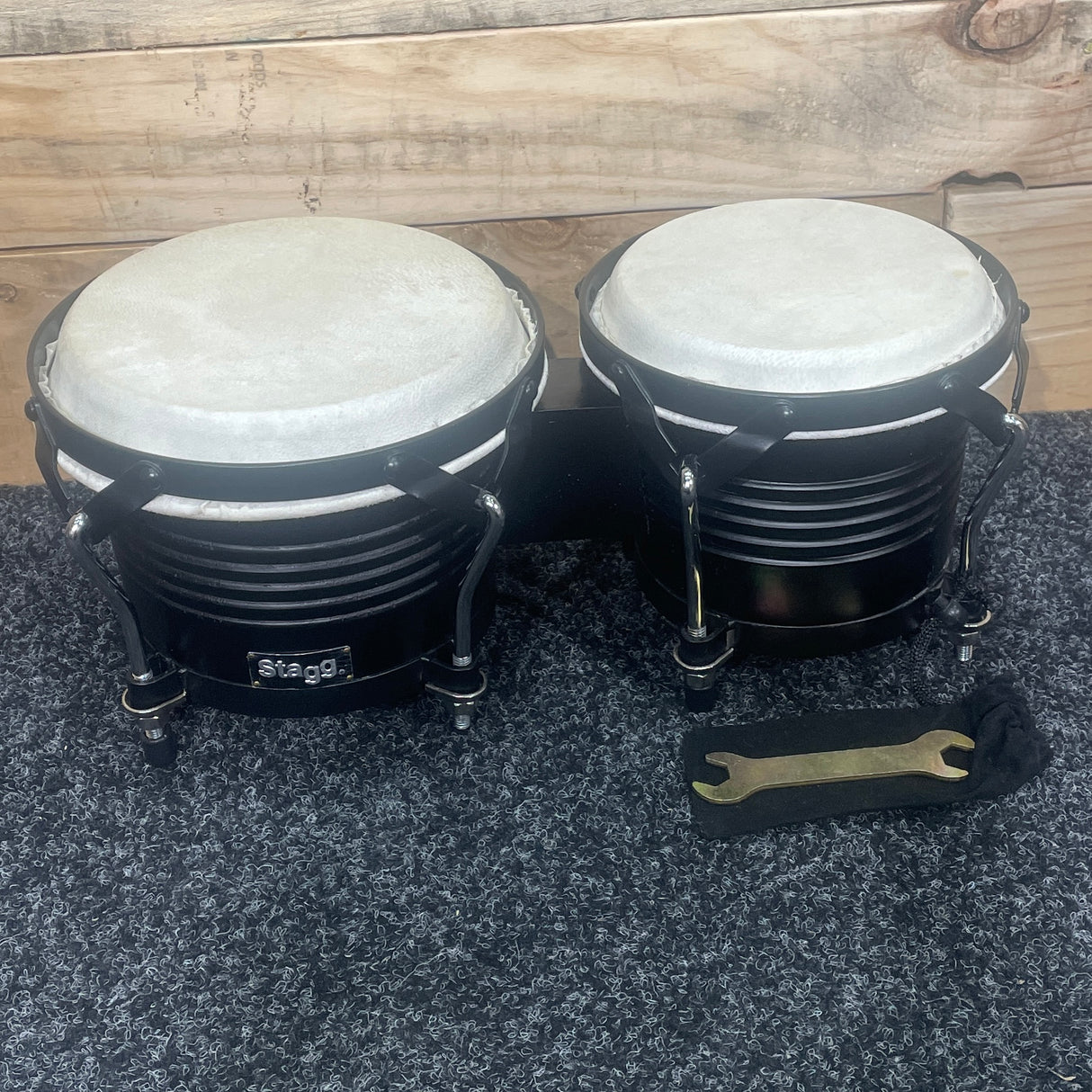Pre-Owned Stagg Bongos in Black
