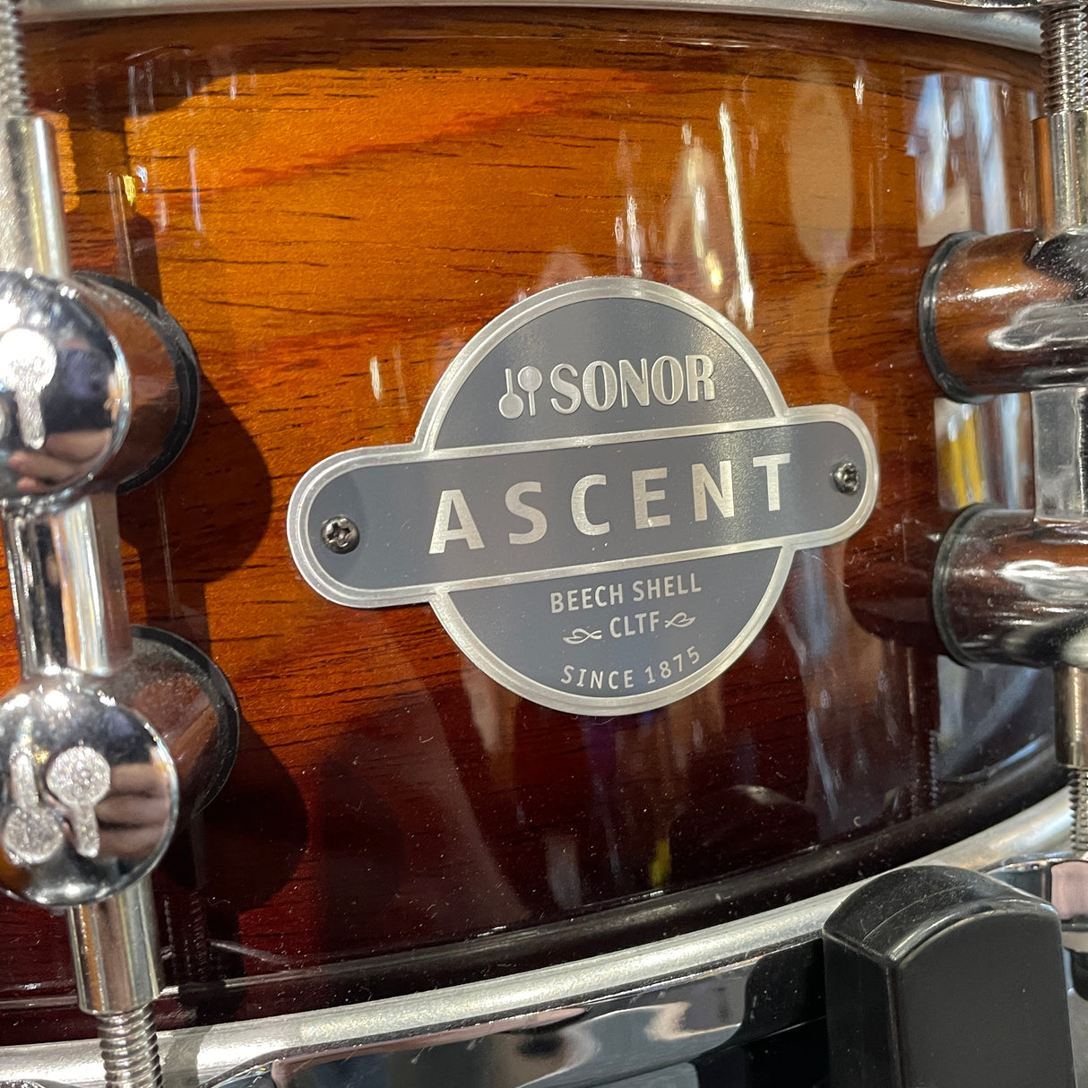 Pre-Owned Sonor Ascent Beech Studio Drum Kit in Burnt Fade