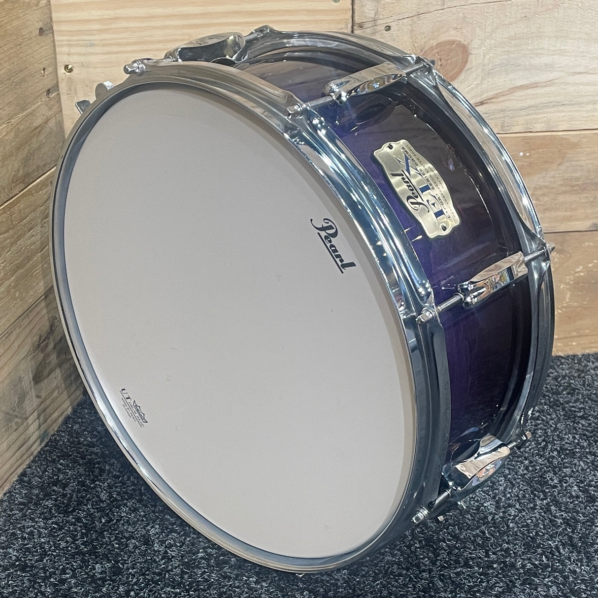 Pre-Owned Pearl ELX 14"x5.5" Snare Drum in Cobalt Mist