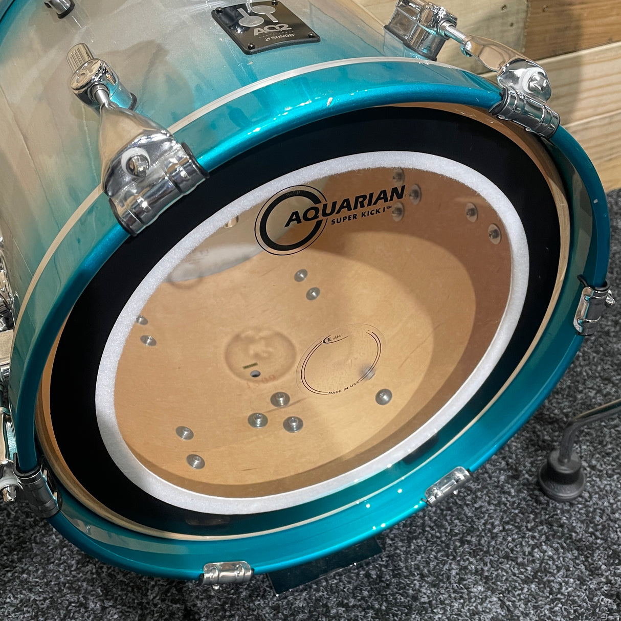 Pre-Owned Sonor AQ2 Martini Shell Pack in Aqua Silver Burst