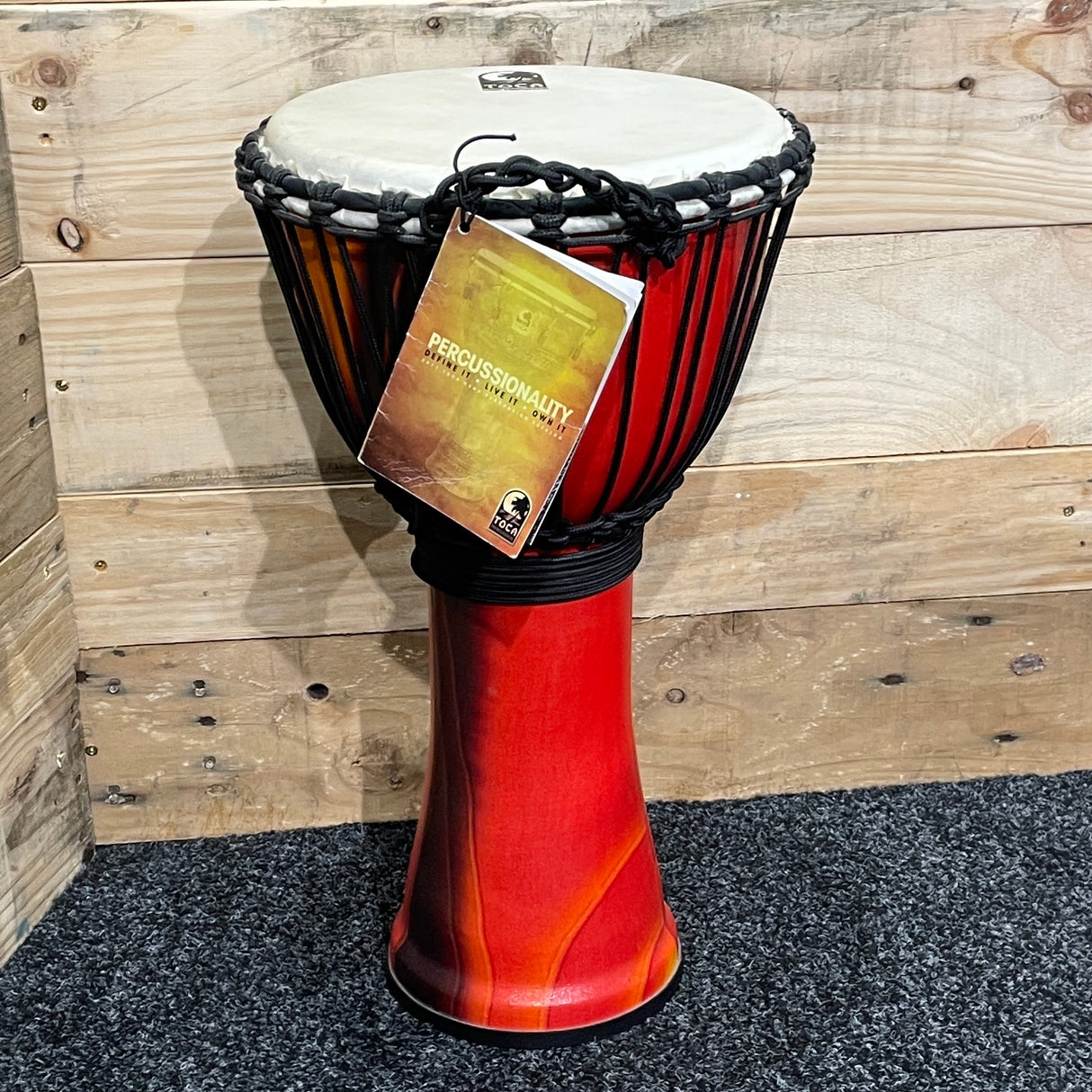 Pre-Owned Toca Freestyle 10" Djembe in Fiesta