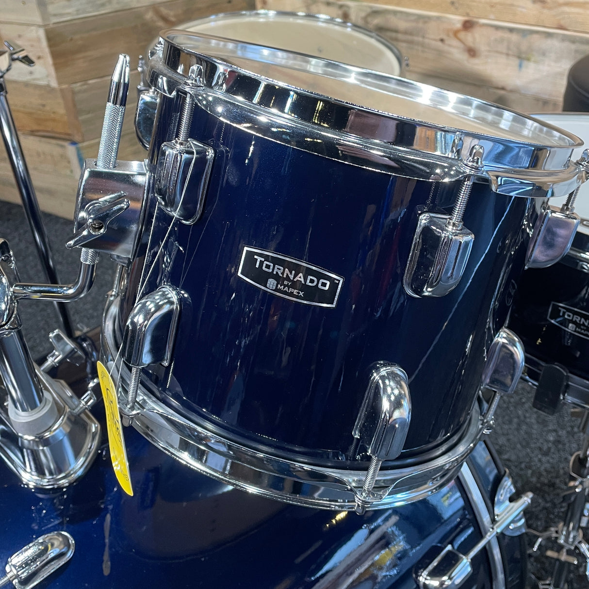 Mapex Tornado 4 Piece Drum Kit with Cymbals in Royal Blue