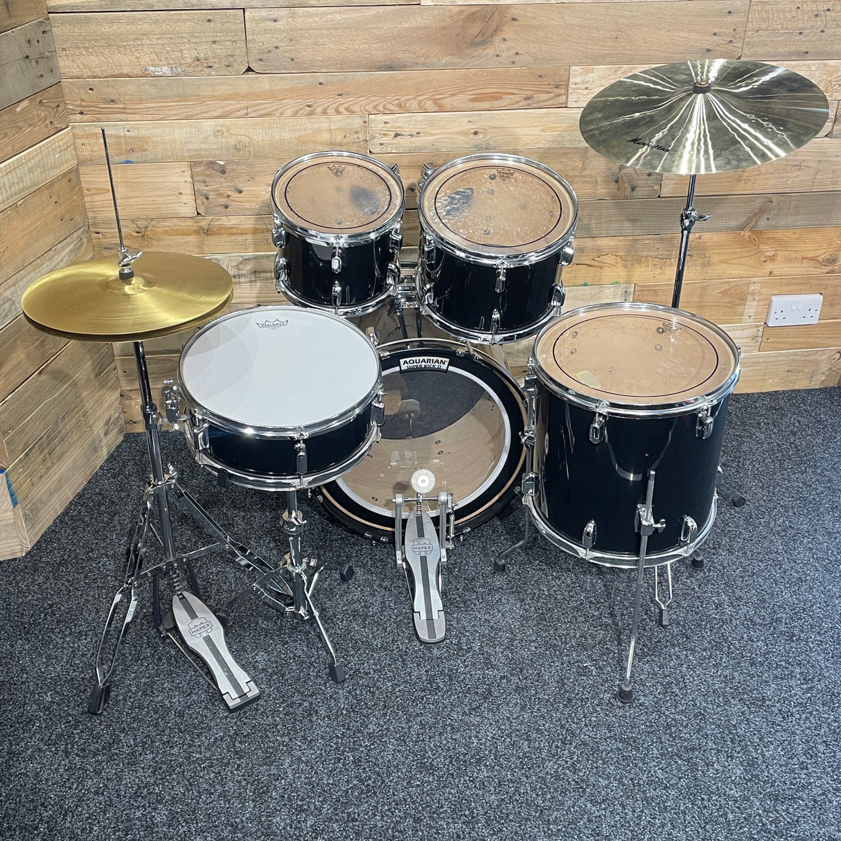 Pre-Owned Premier Olympic Drum Kit in Black