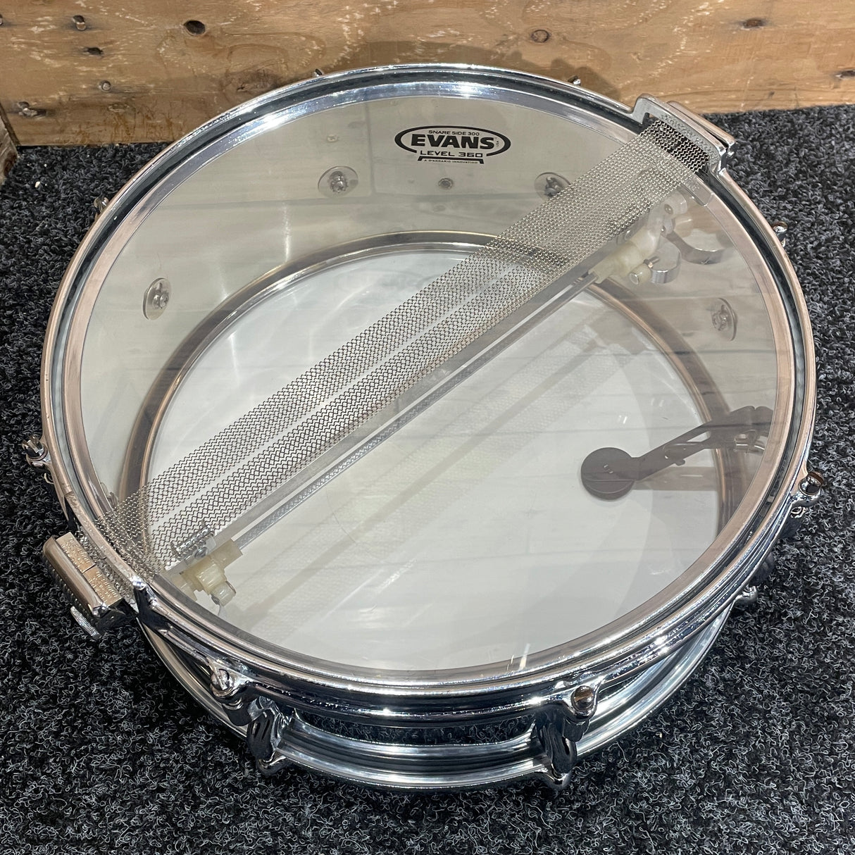 Pre-Owned Premier Royal Ace 14"x5.5" Chrome-Over-Brass Snare Drum (1963-'64)
