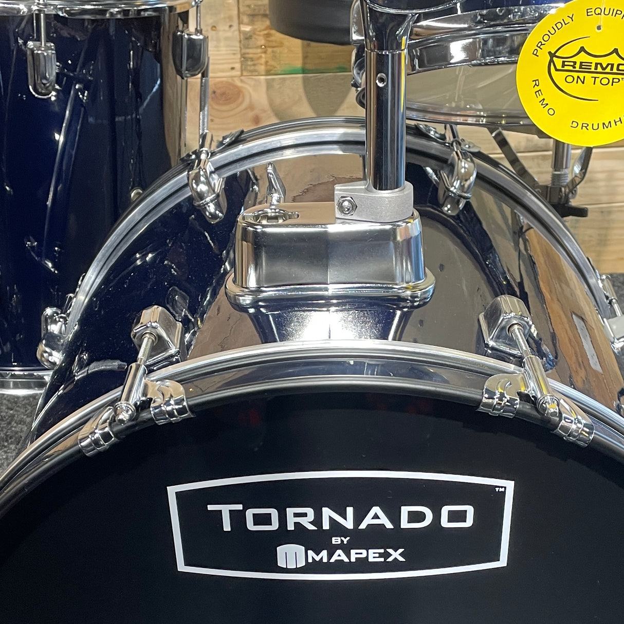 Mapex Tornado 4 Piece Drum Kit with Cymbals in Royal Blue