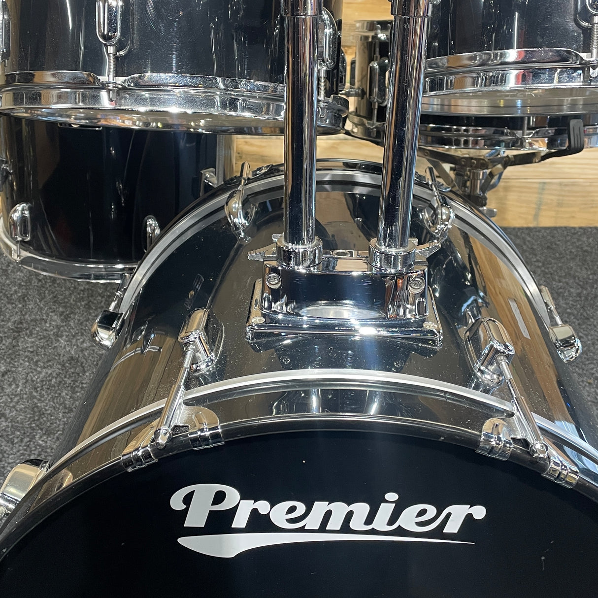 Pre-Owned Premier Olympic Drum Kit in Black