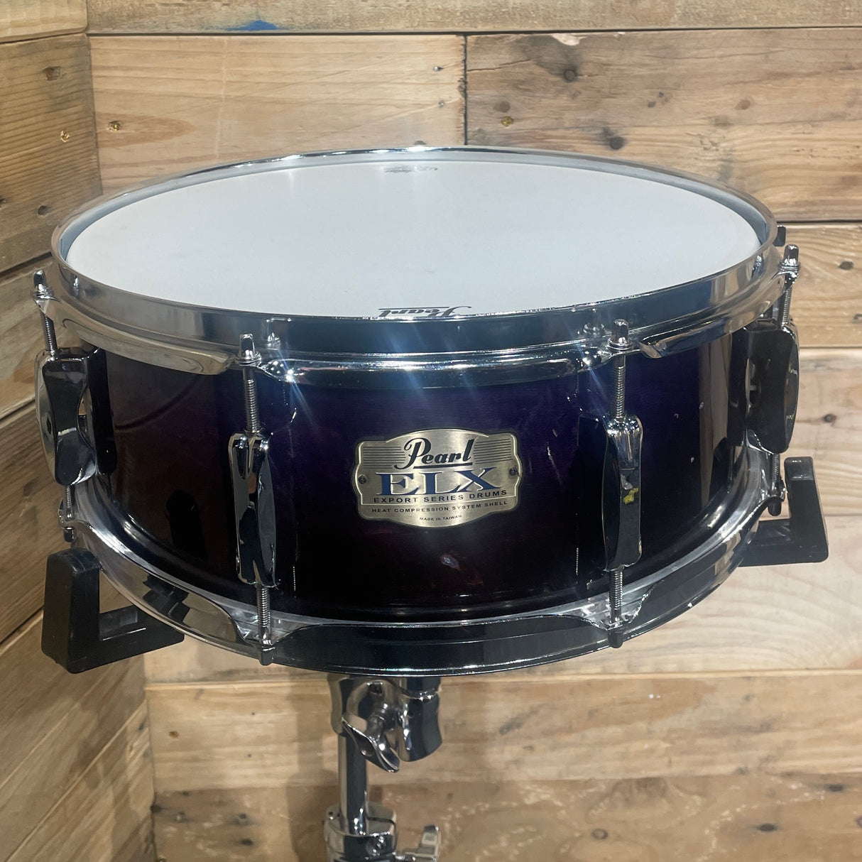 Pre-Owned Pearl ELX 14"x5.5" Snare Drum in Cobalt Mist