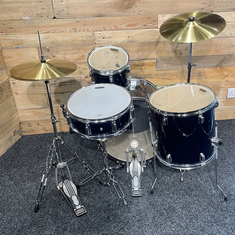 Mapex Tornado 4 Piece Drum Kit with Cymbals in Royal Blue