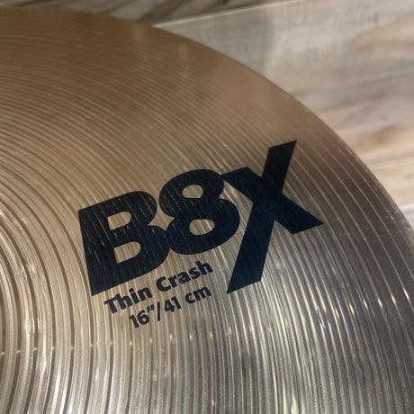 Pre-Owned Sabian B8X 16" Thin Crash