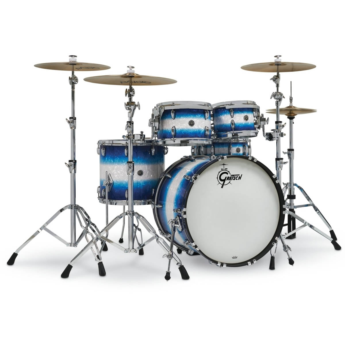 Gretsch USA Brooklyn Individual Shells in Blue Burst Pearl