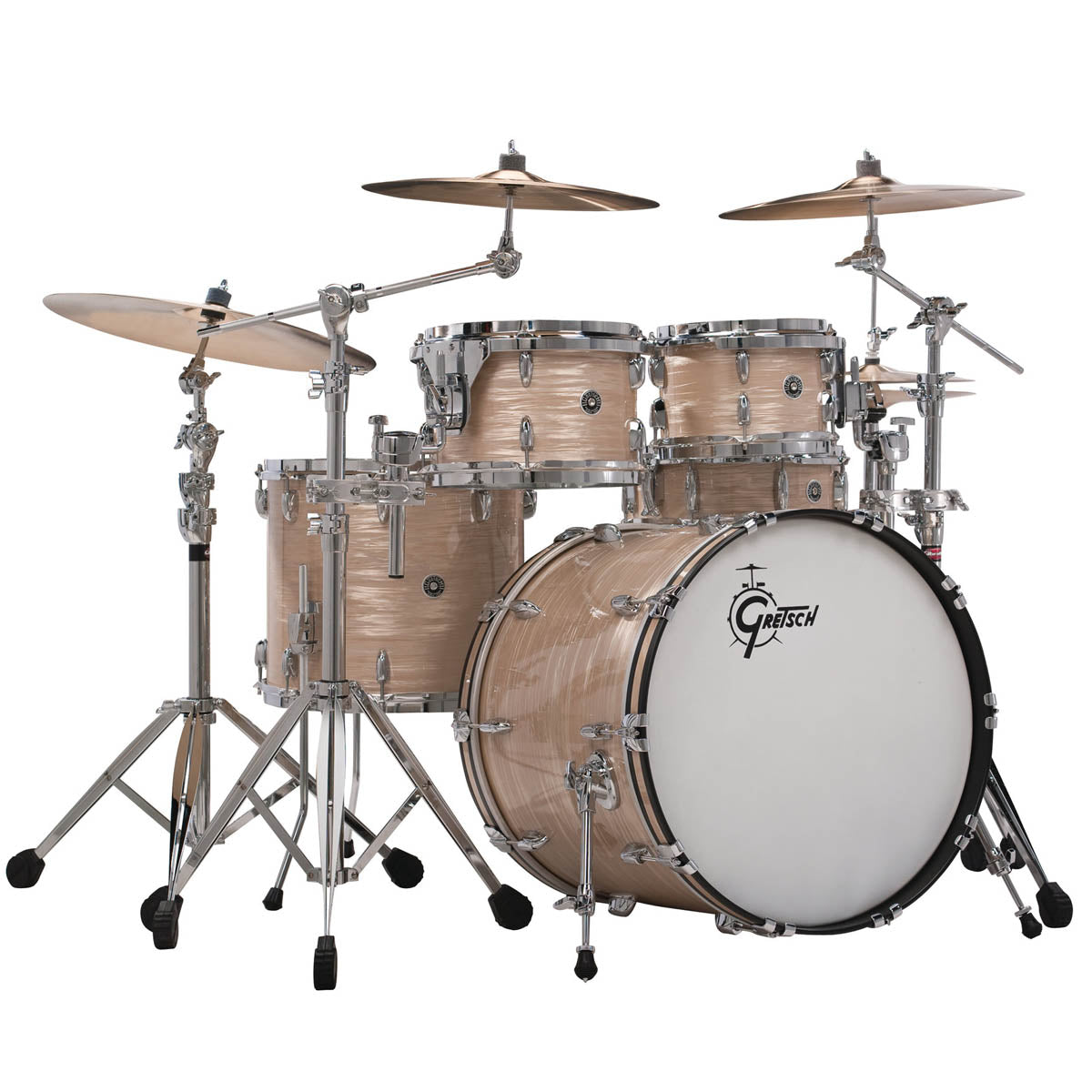 Gretsch USA Brooklyn Individual Shells in Creme Oyster